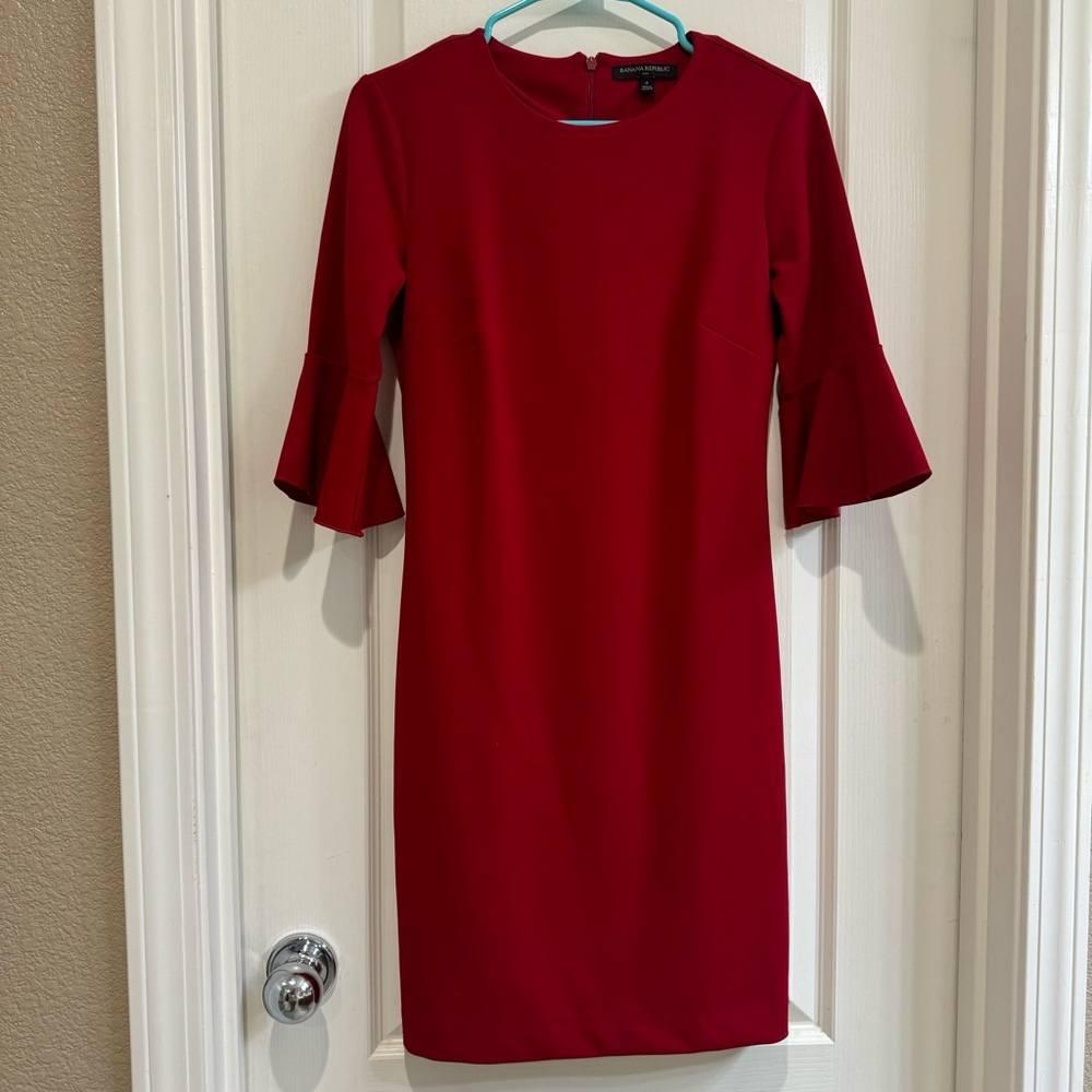 Banana Republic Red Dress size 4
